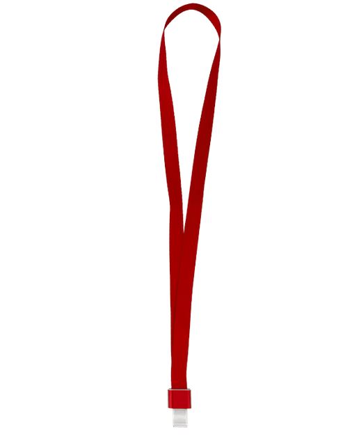 15mm sz�les, 41 cm-es nyakp�nt, m�anyag csipesz, piros, CH-1578-rd